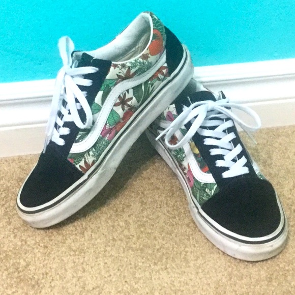 Vans Multi Tropic Old Skool Shoes - Picture 3 of 10